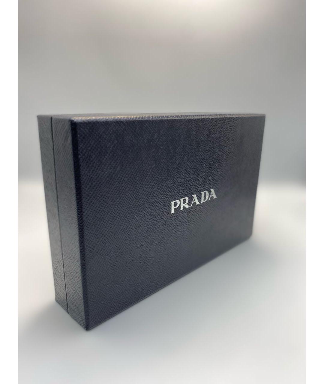 PRADA Красный кожаный кошелек, фото 7
