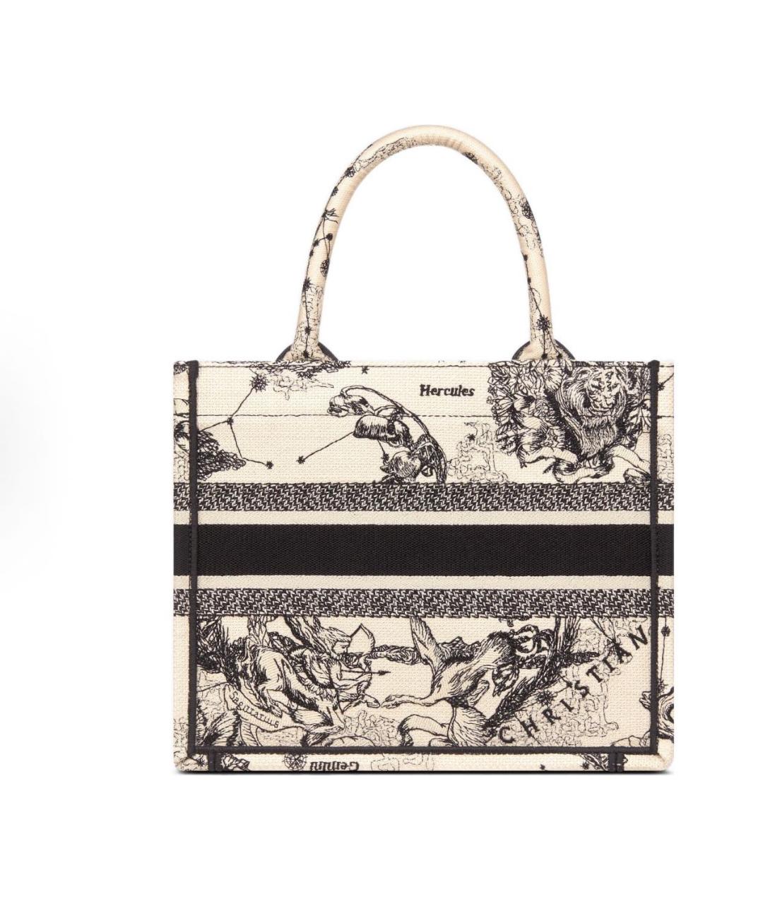 CHRISTIAN DIOR Белая сумка тоут, фото 3