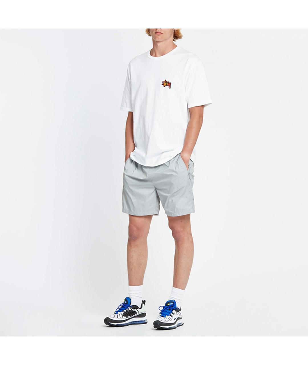 STUSSY Белая хлопковая футболка, фото 6