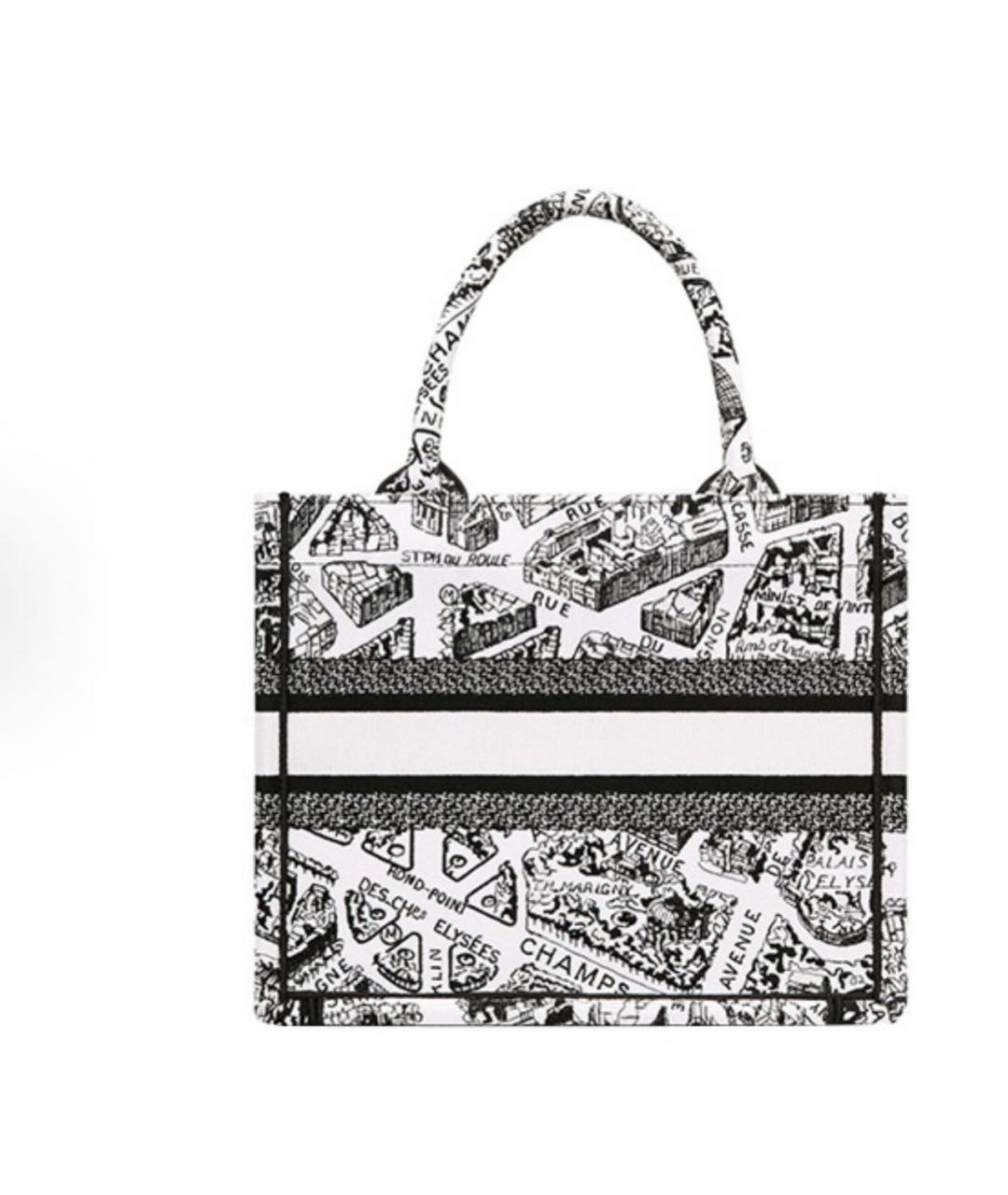 CHRISTIAN DIOR Белая сумка тоут, фото 3
