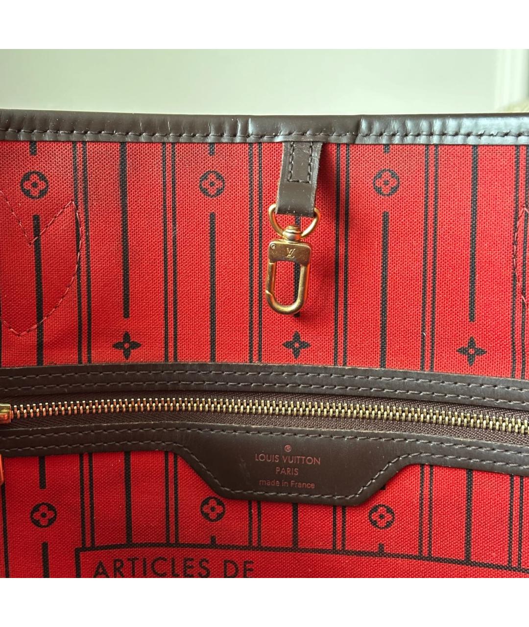 LOUIS VUITTON Коричневая сумка тоут, фото 8