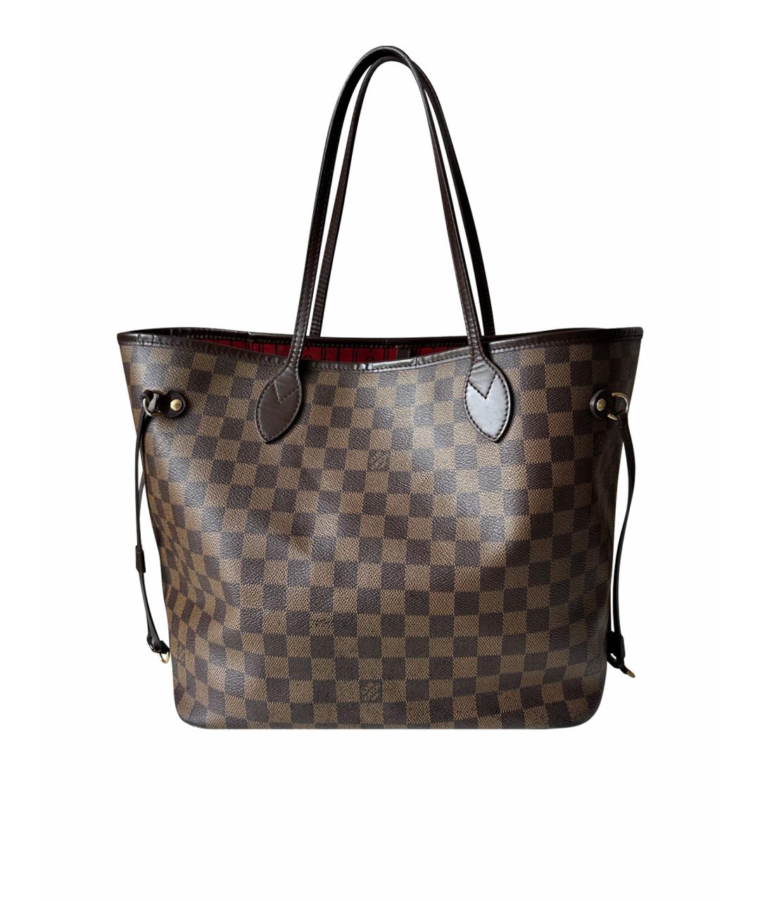 LOUIS VUITTON Коричневая сумка тоут, фото 1
