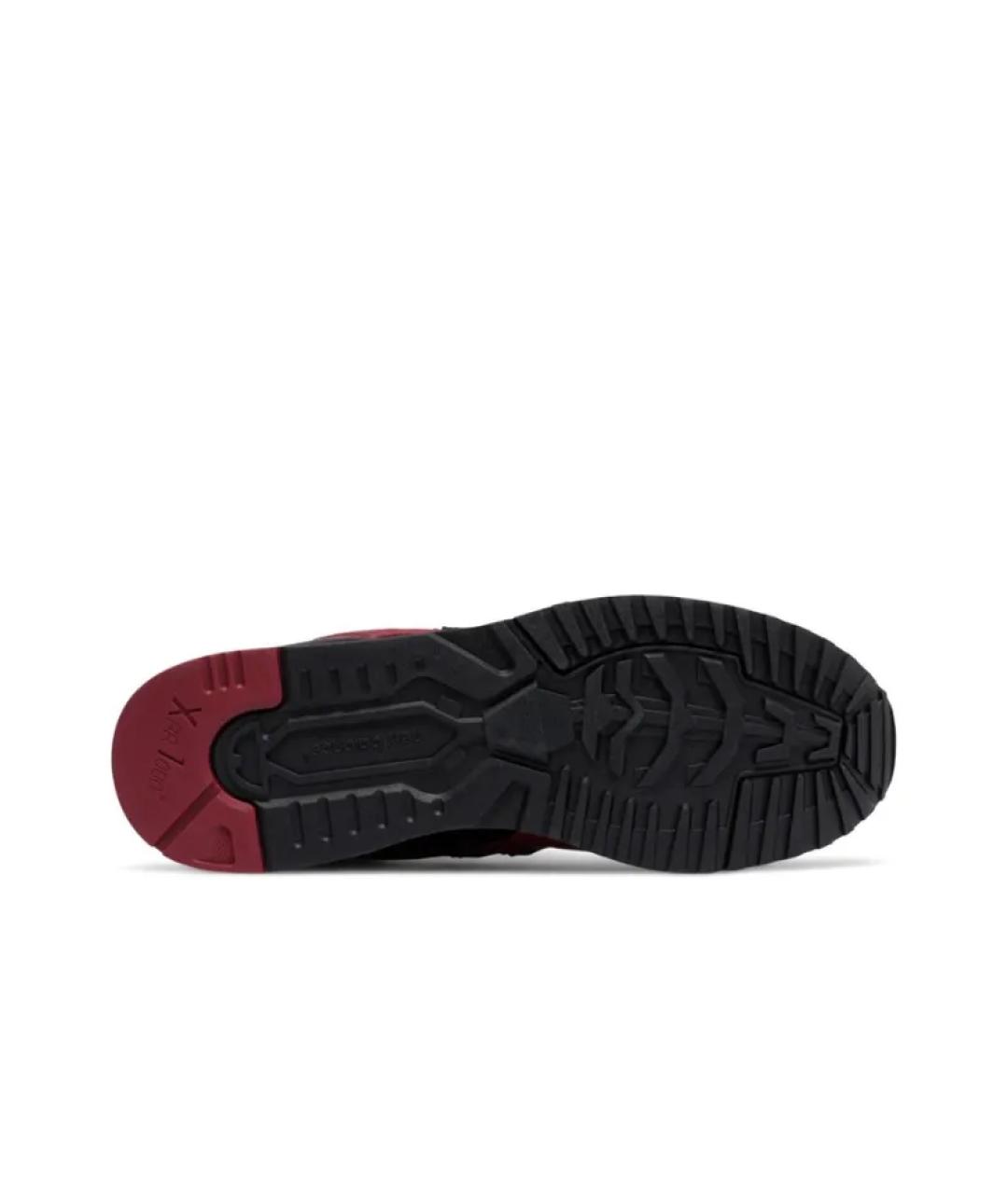 NEW BALANCE Красные кожаные низкие кроссовки / кеды, фото 4