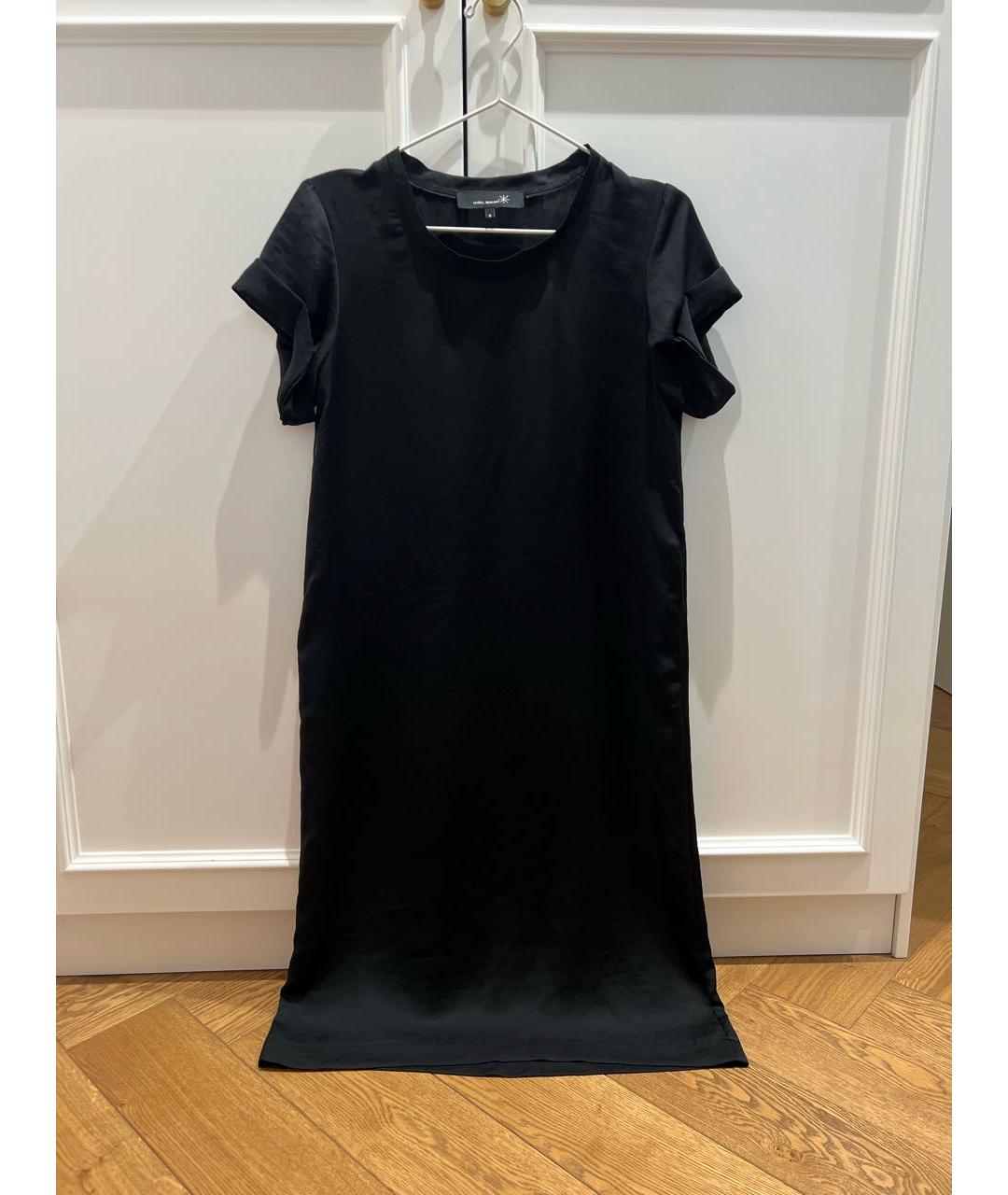 ISABEL MARANT Черное шелковое повседневное платье, фото 6