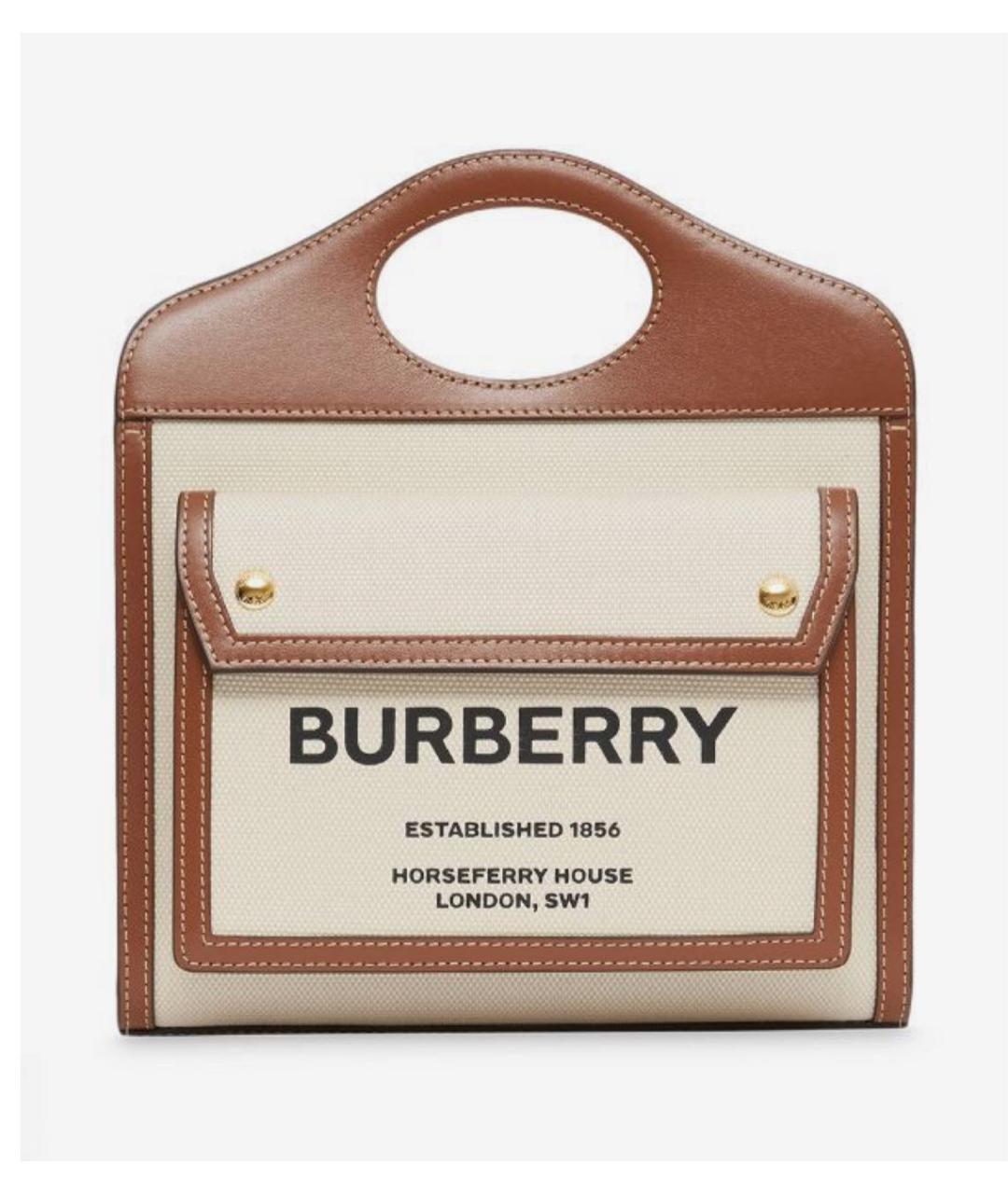 BURBERRY Сумка с короткими ручками, фото 4