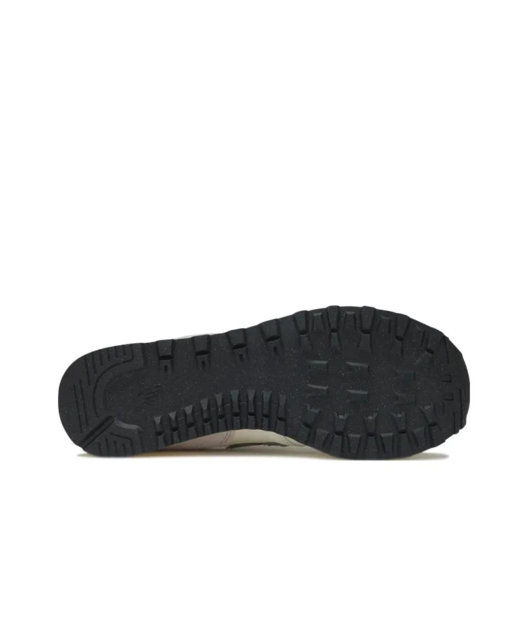 NEW BALANCE Серые кроссовки из искусственной кожи, фото 5