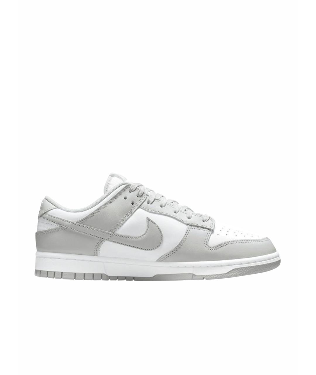 NIKE Белые кожаные низкие кроссовки / кеды, фото 1