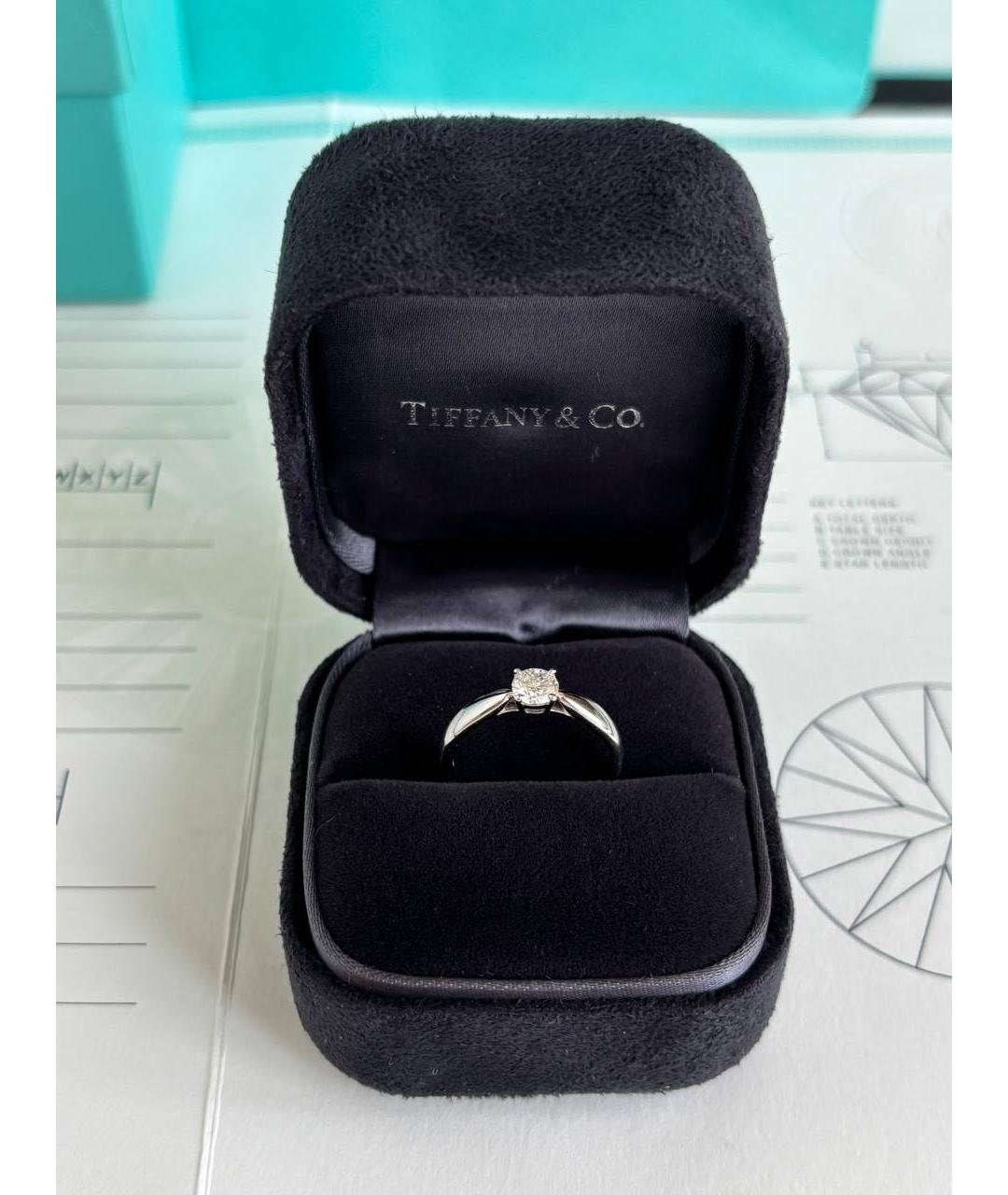 TIFFANY&CO Платиновое кольцо, фото 3