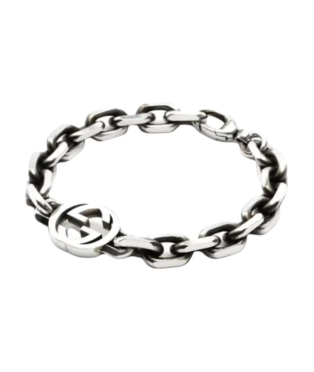 GUCCI Серебрянный серебряный браслет, фото 3