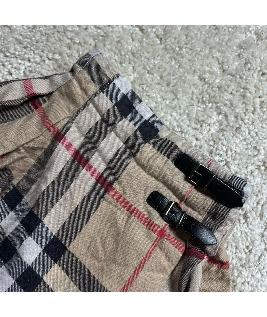BURBERRY Хлопковая юбка, фото 2