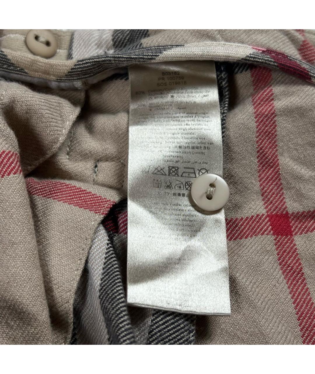 BURBERRY Хлопковая юбка, фото 8