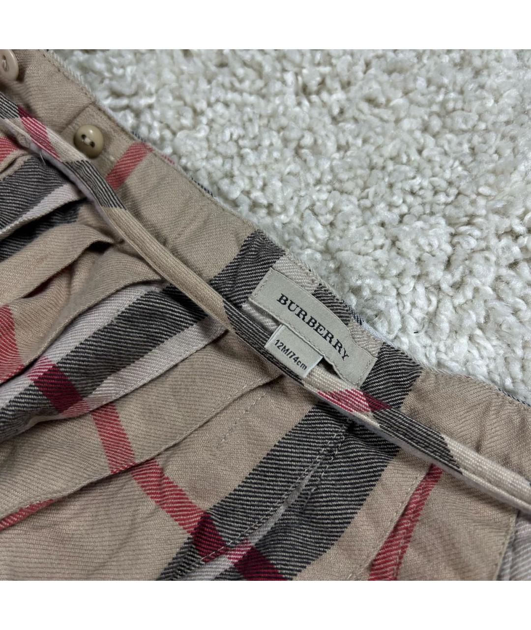 BURBERRY Хлопковая юбка, фото 5