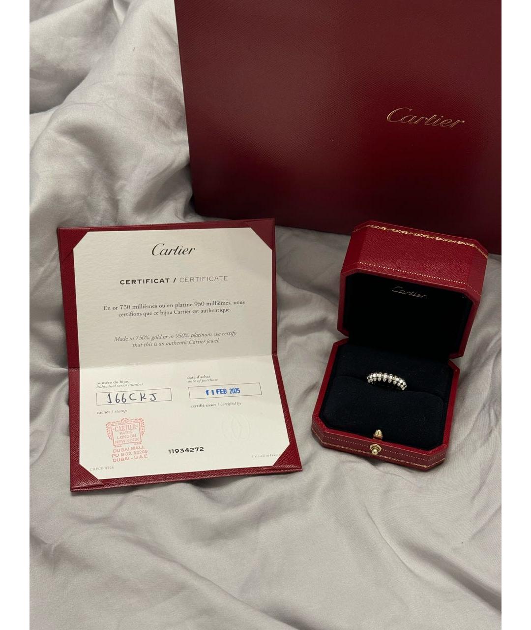 CARTIER Кольцо из белого золота, фото 4