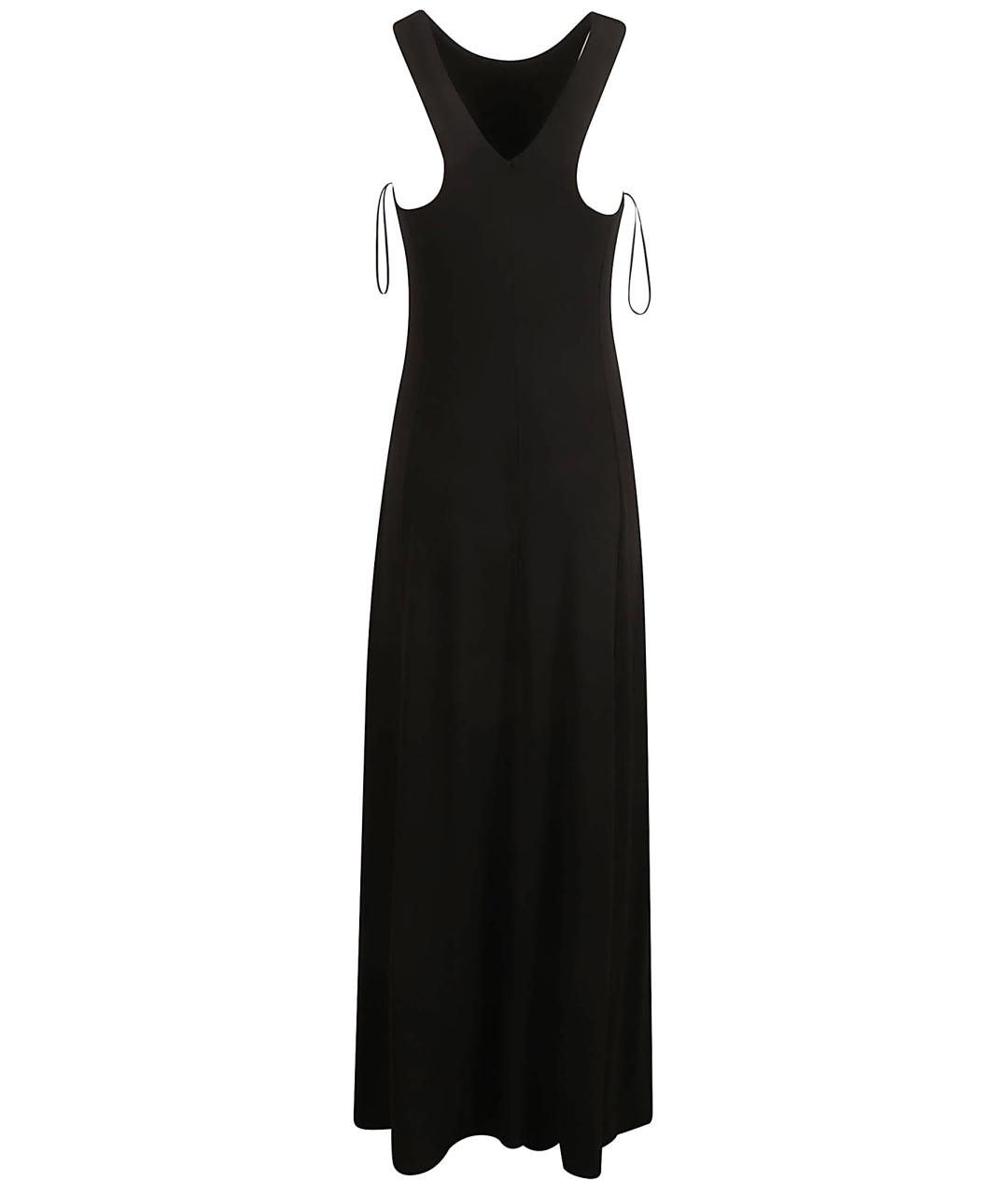 MAX MARA Черное вискозное платье, фото 3