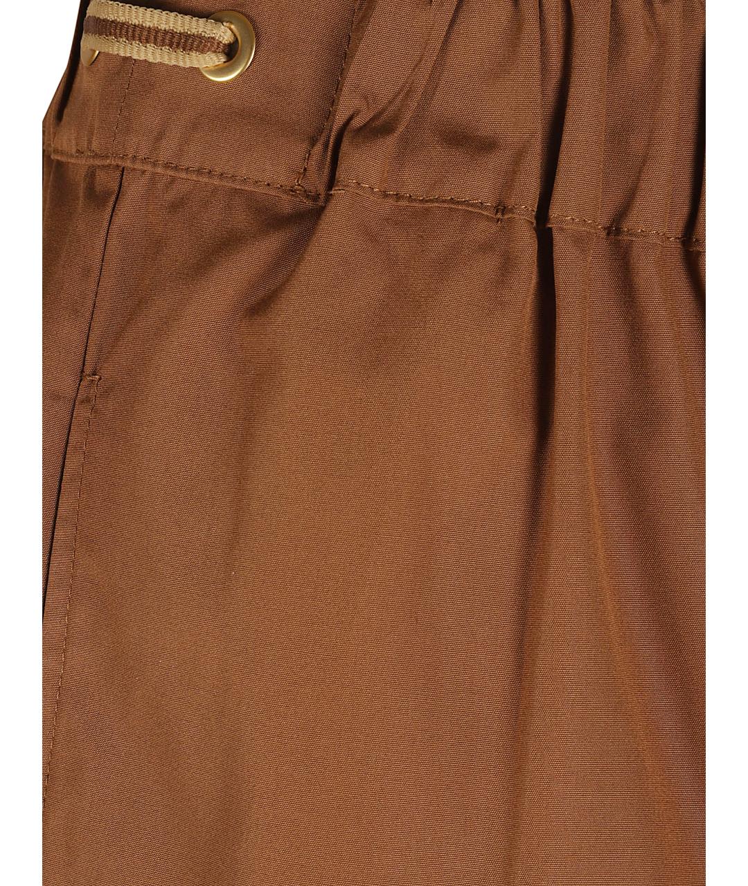 MAX MARA Коричневые хлопковые шорты, фото 2