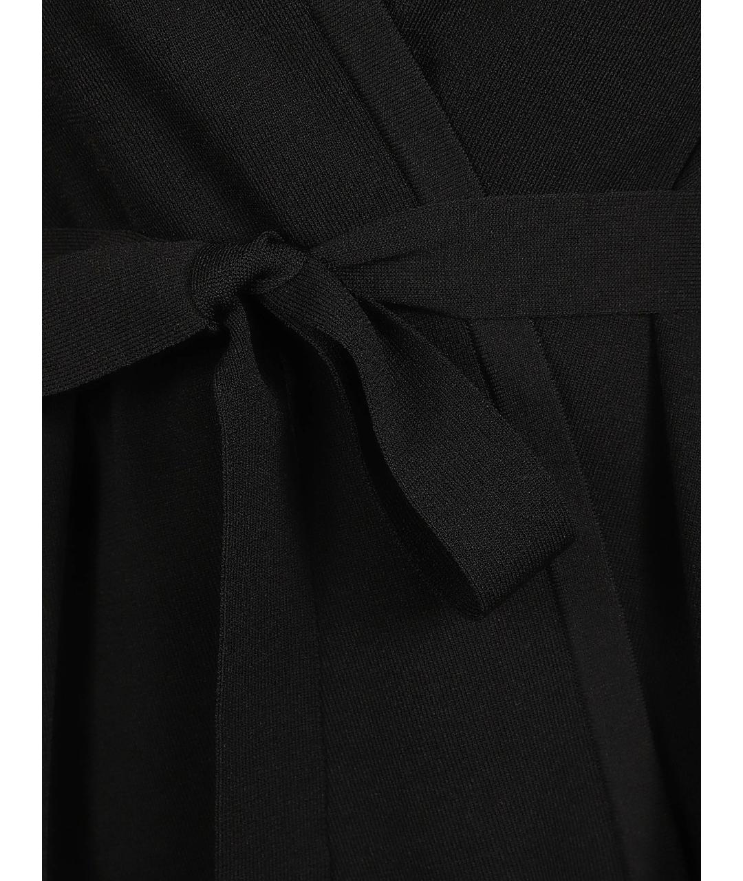 MAX MARA Черный вискозный кардиган, фото 2