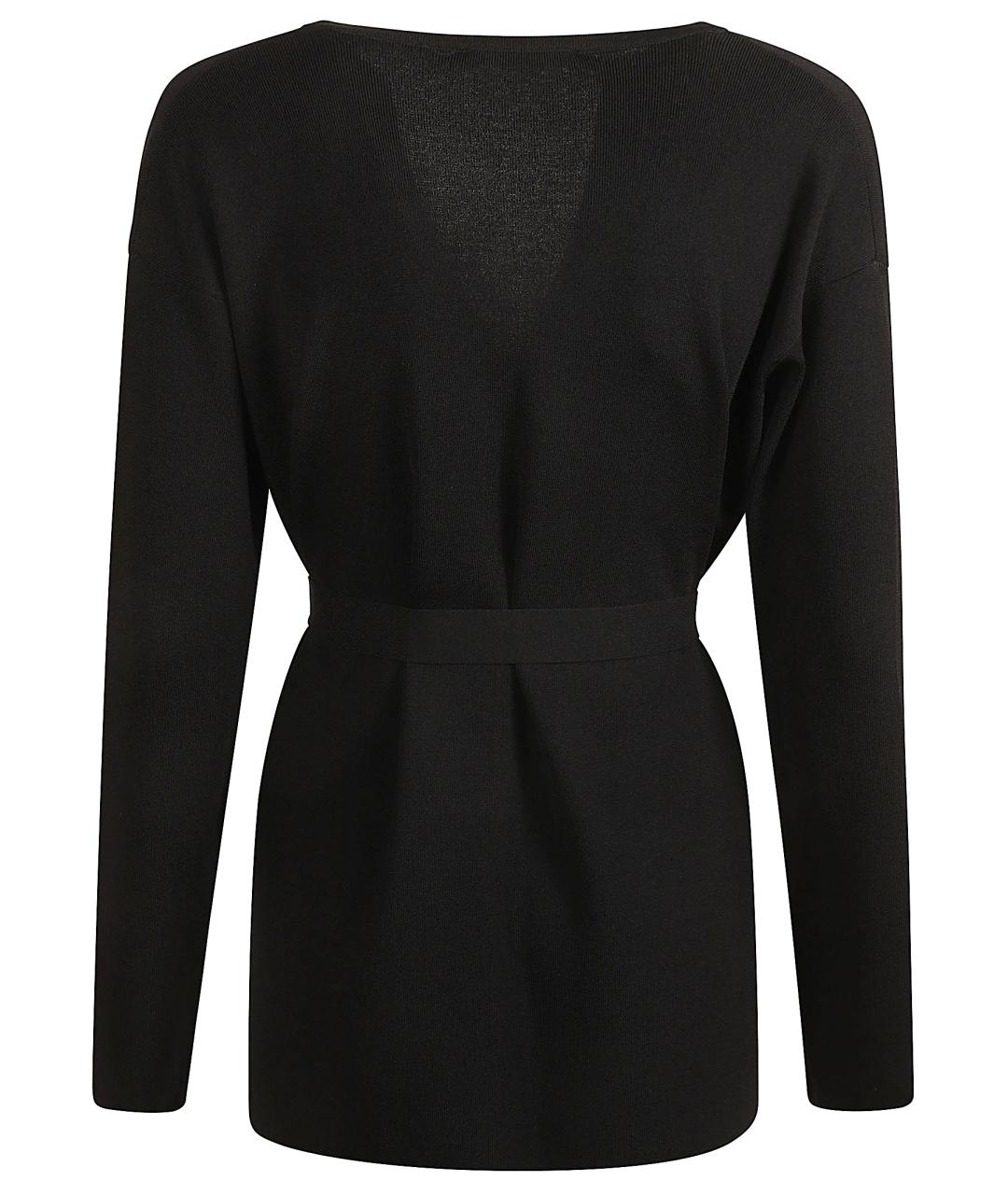 MAX MARA Черный вискозный кардиган, фото 3