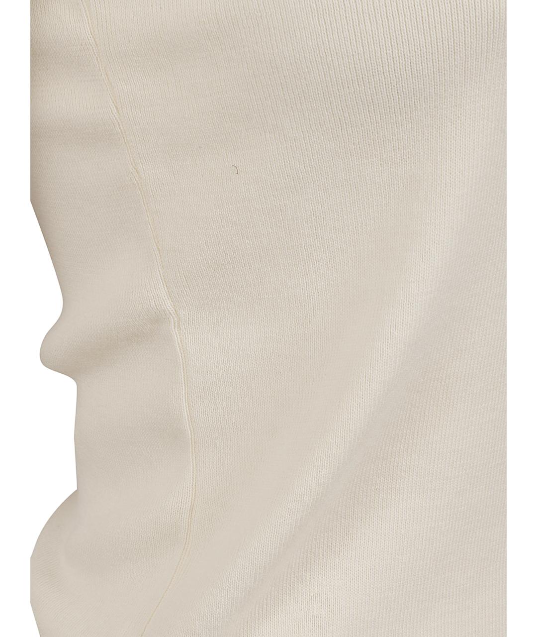 MAX MARA Белая хлопковая майка, фото 2