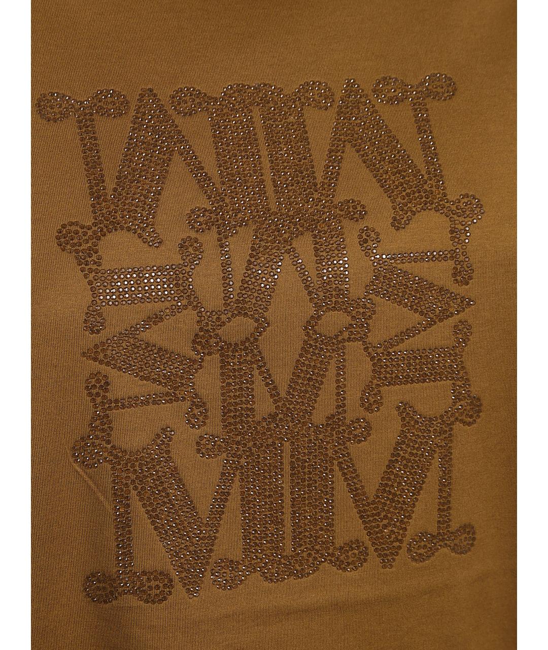 MAX MARA Зеленая хлопковая футболка, фото 2