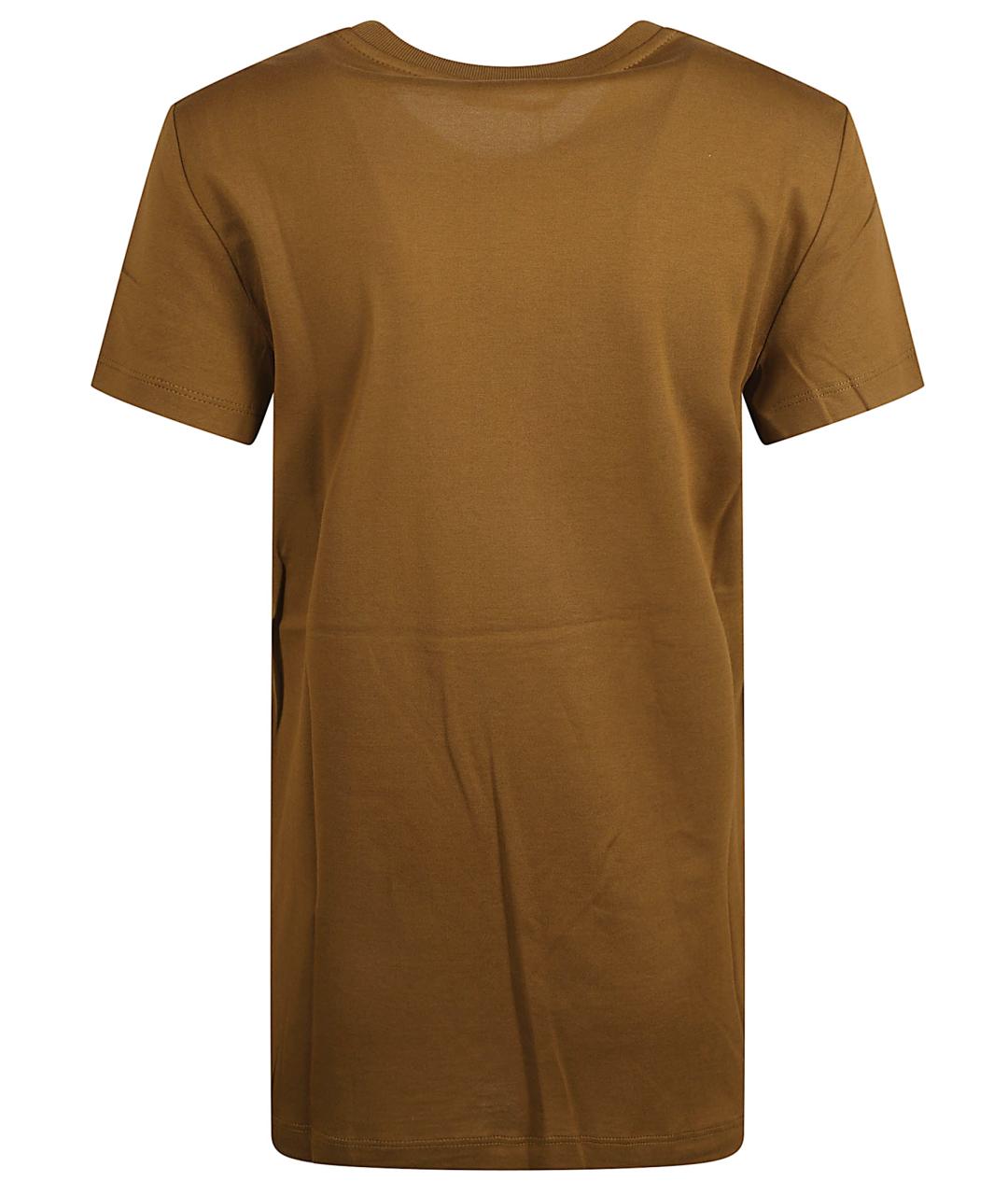 MAX MARA Зеленая хлопковая футболка, фото 3