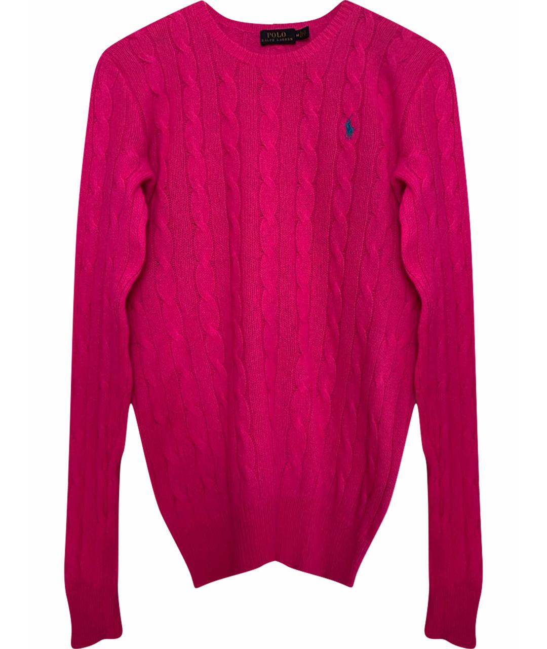 POLO RALPH LAUREN Розовый шерстяной джемпер / свитер, фото 1