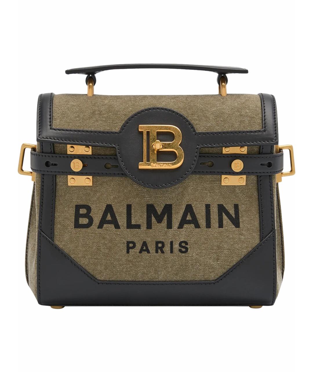 BALMAIN Черная сумка с короткими ручками, фото 1