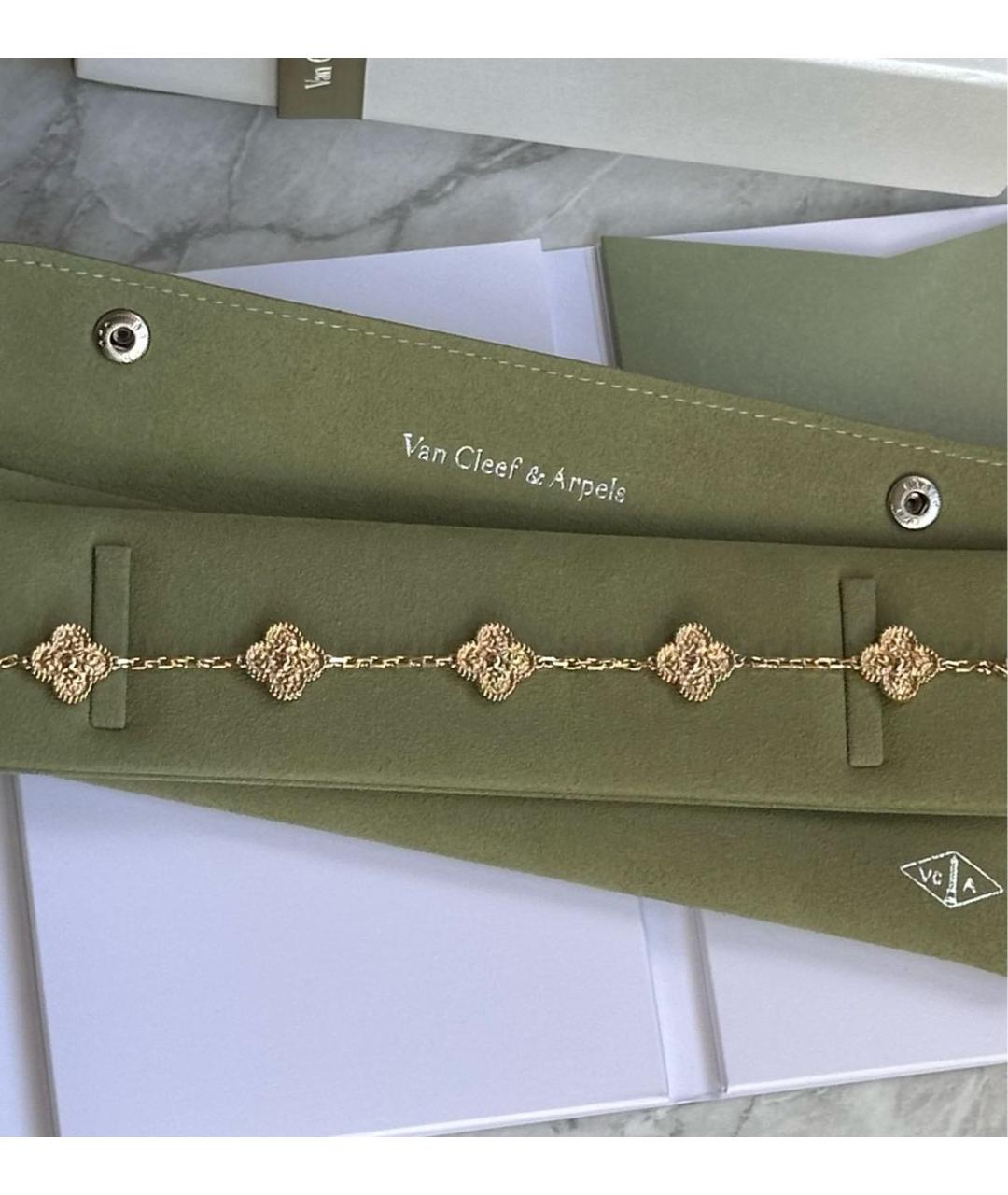 VAN CLEEF & ARPELS Золотой браслет из желтого золота, фото 2