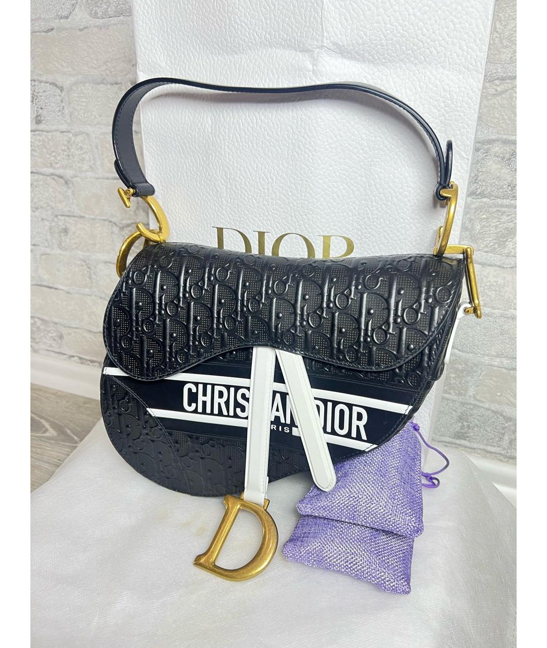 CHRISTIAN DIOR Черная сумка через плечо, фото 4