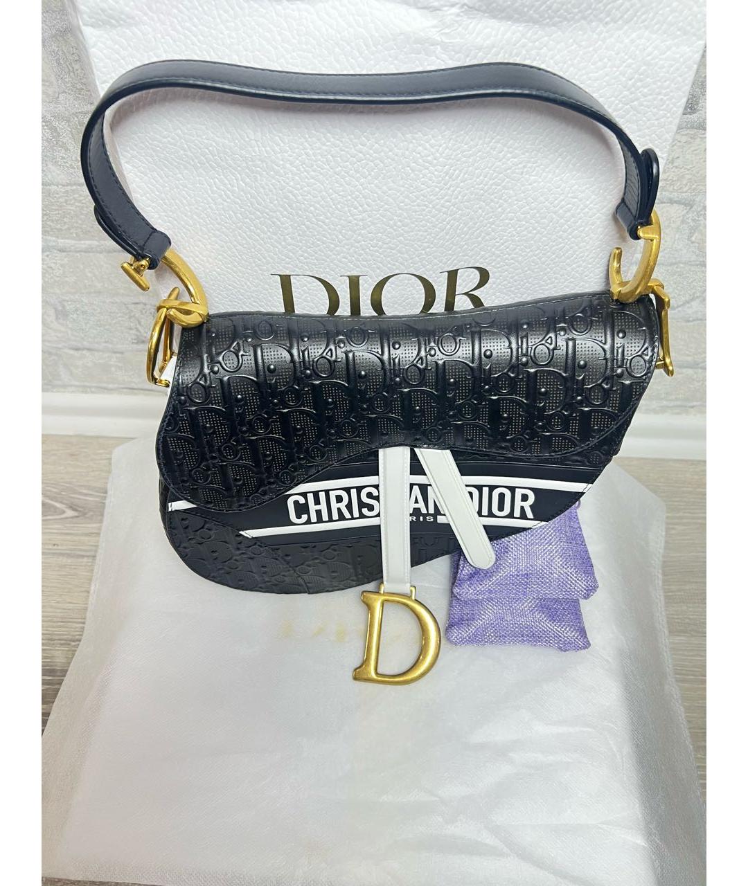 CHRISTIAN DIOR Черная сумка через плечо, фото 6
