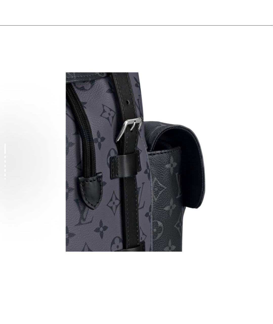 LOUIS VUITTON Черный рюкзак, фото 6