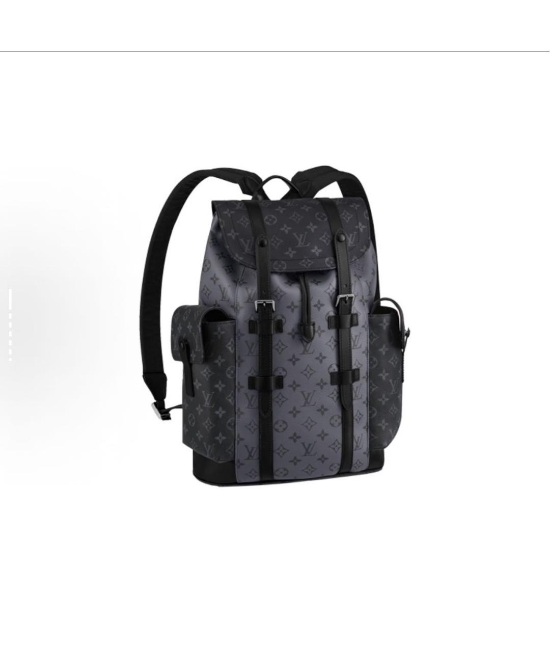 LOUIS VUITTON Черный рюкзак, фото 7
