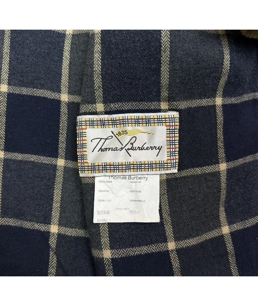 BURBERRY Бежевая хлопковая куртка, фото 8
