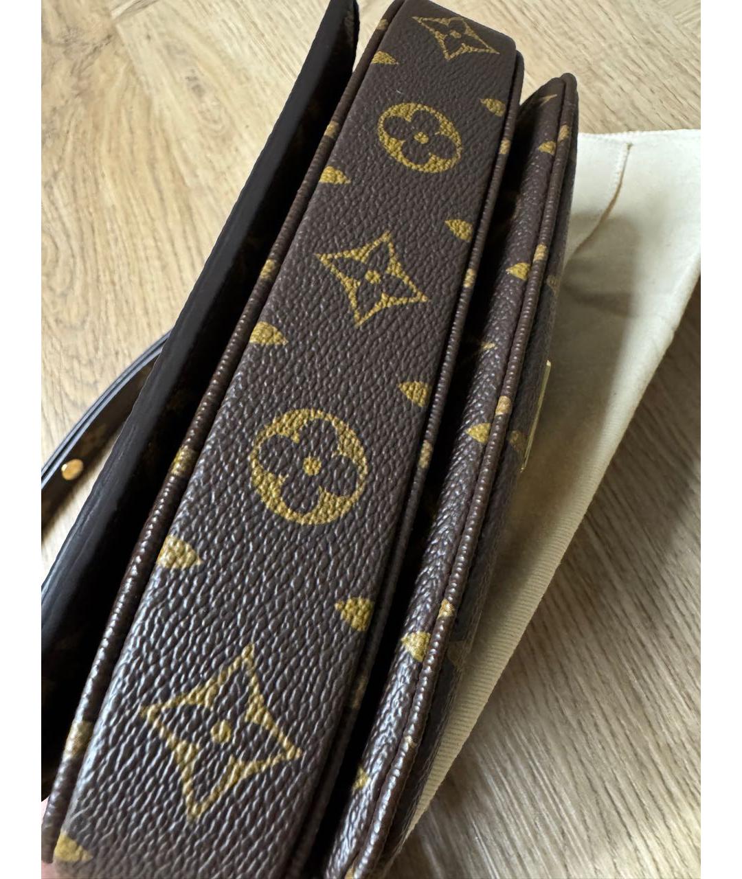 LOUIS VUITTON Коричневая сумка через плечо, фото 3