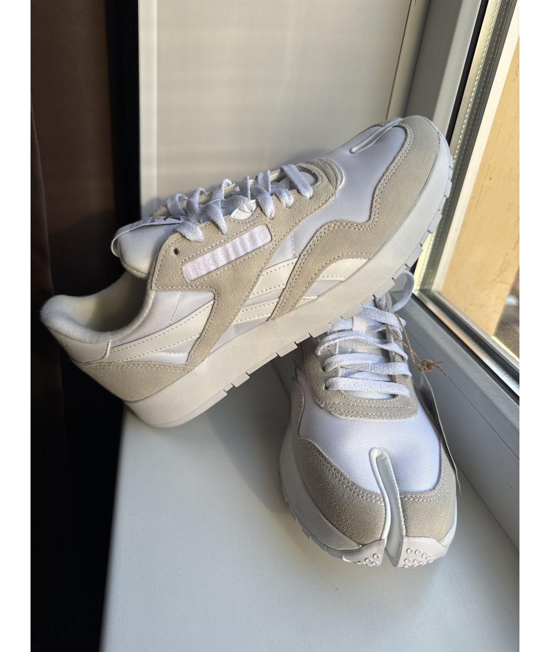 REEBOK Белые замшевые низкие кроссовки / кеды, фото 9