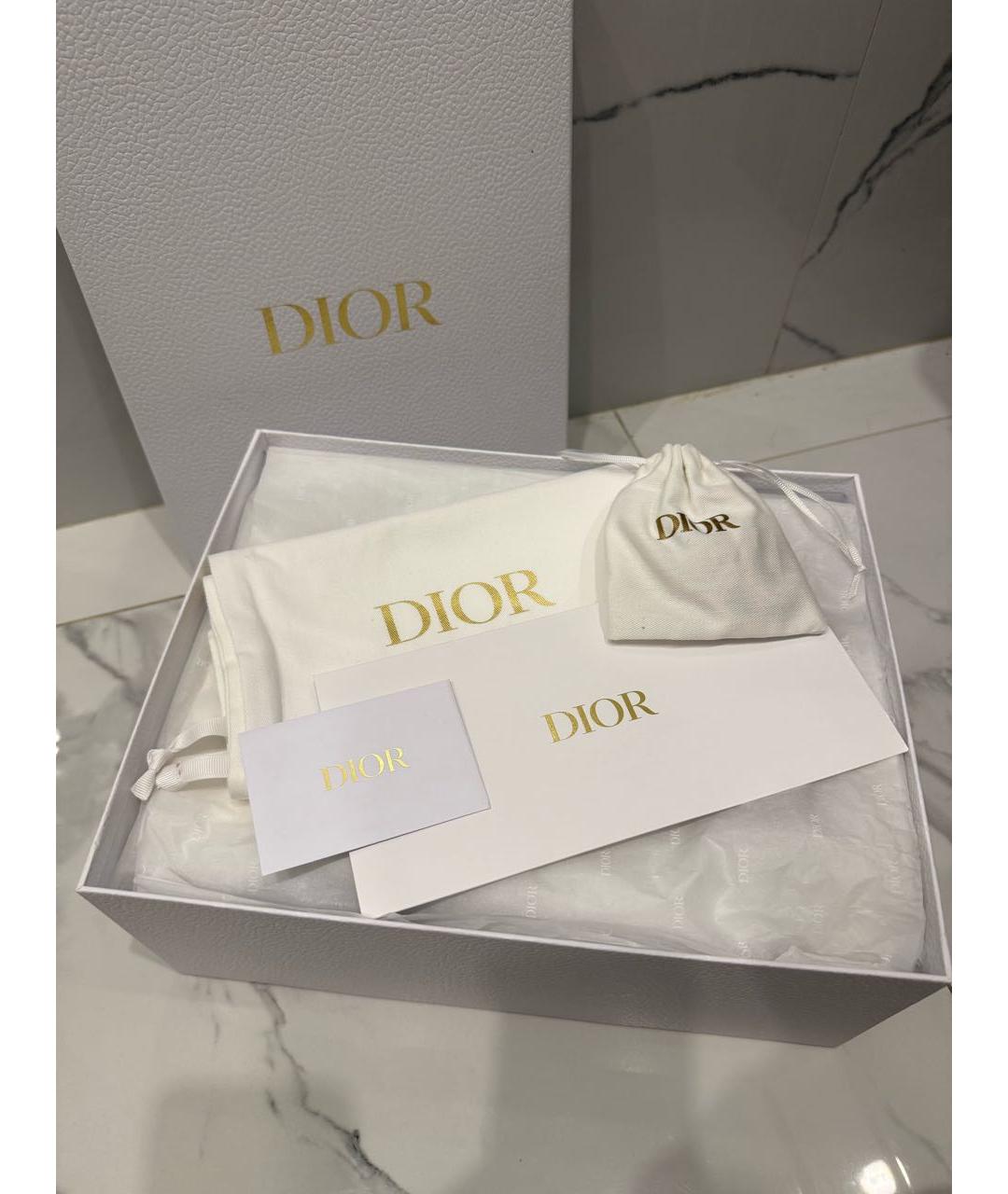 CHRISTIAN DIOR Бежевые текстильные кеды, фото 6