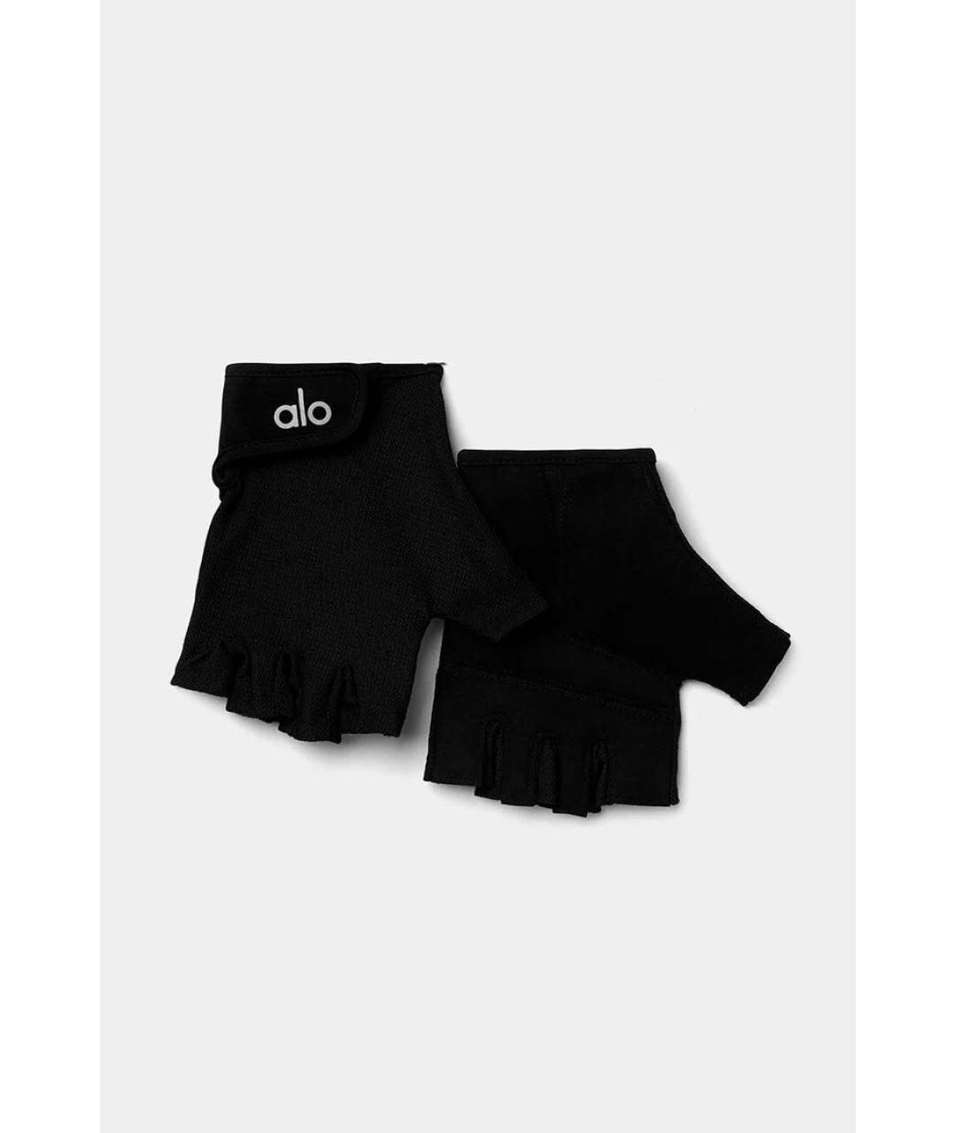 ALO YOGA Черные перчатки, фото 4