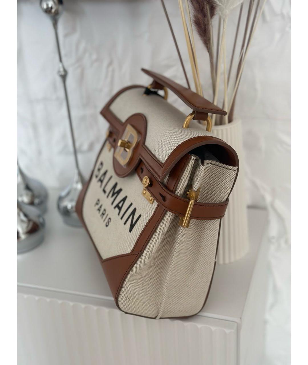 BALMAIN Коричневая сумка тоут, фото 7