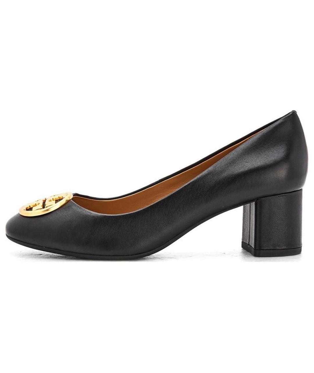 TORY BURCH Черные кожаные туфли, фото 9
