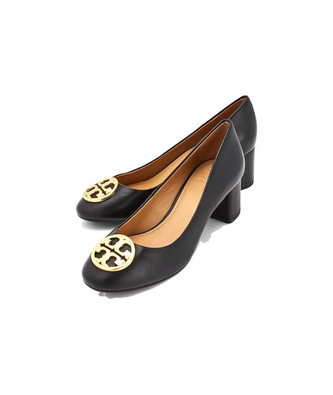 TORY BURCH Черные кожаные туфли, фото 7