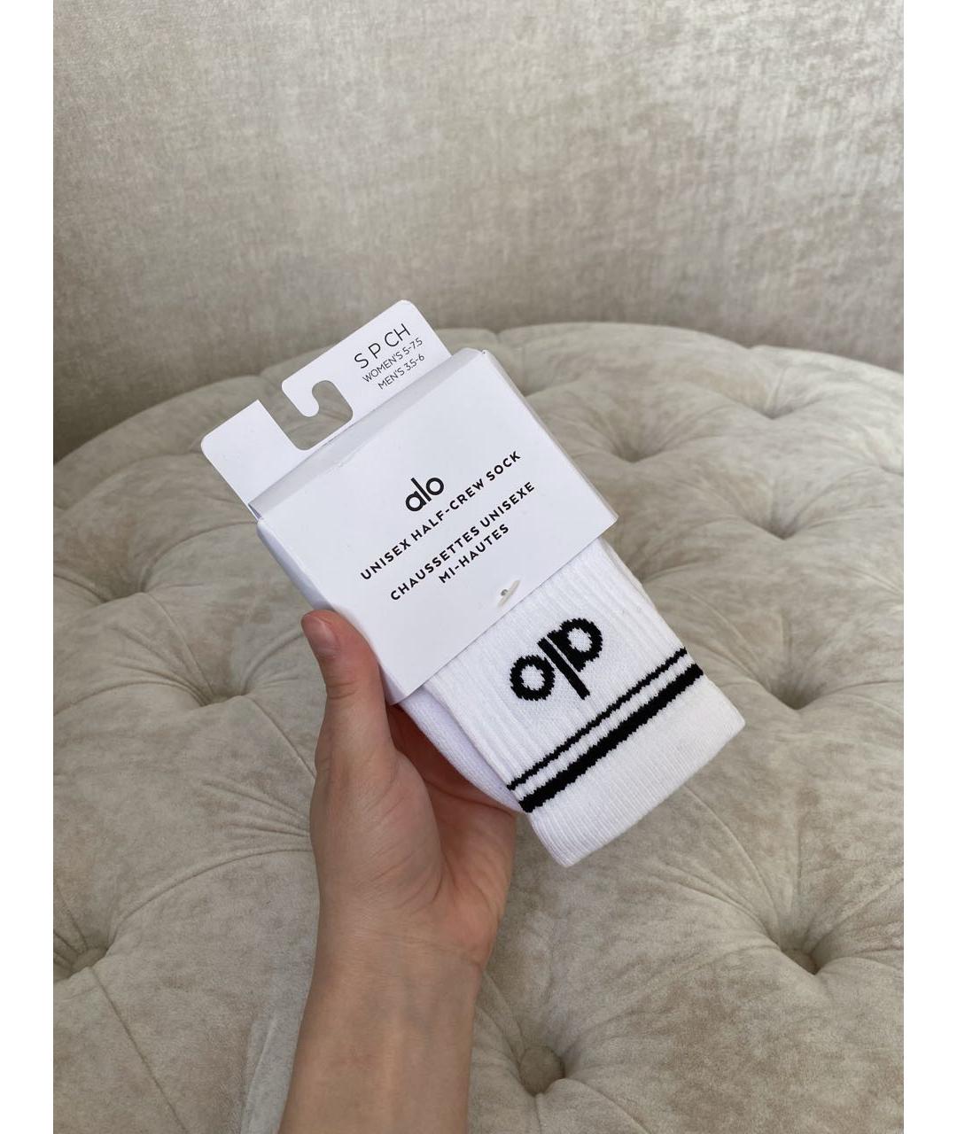 ALO YOGA Белые носки, чулки и колготы, фото 8