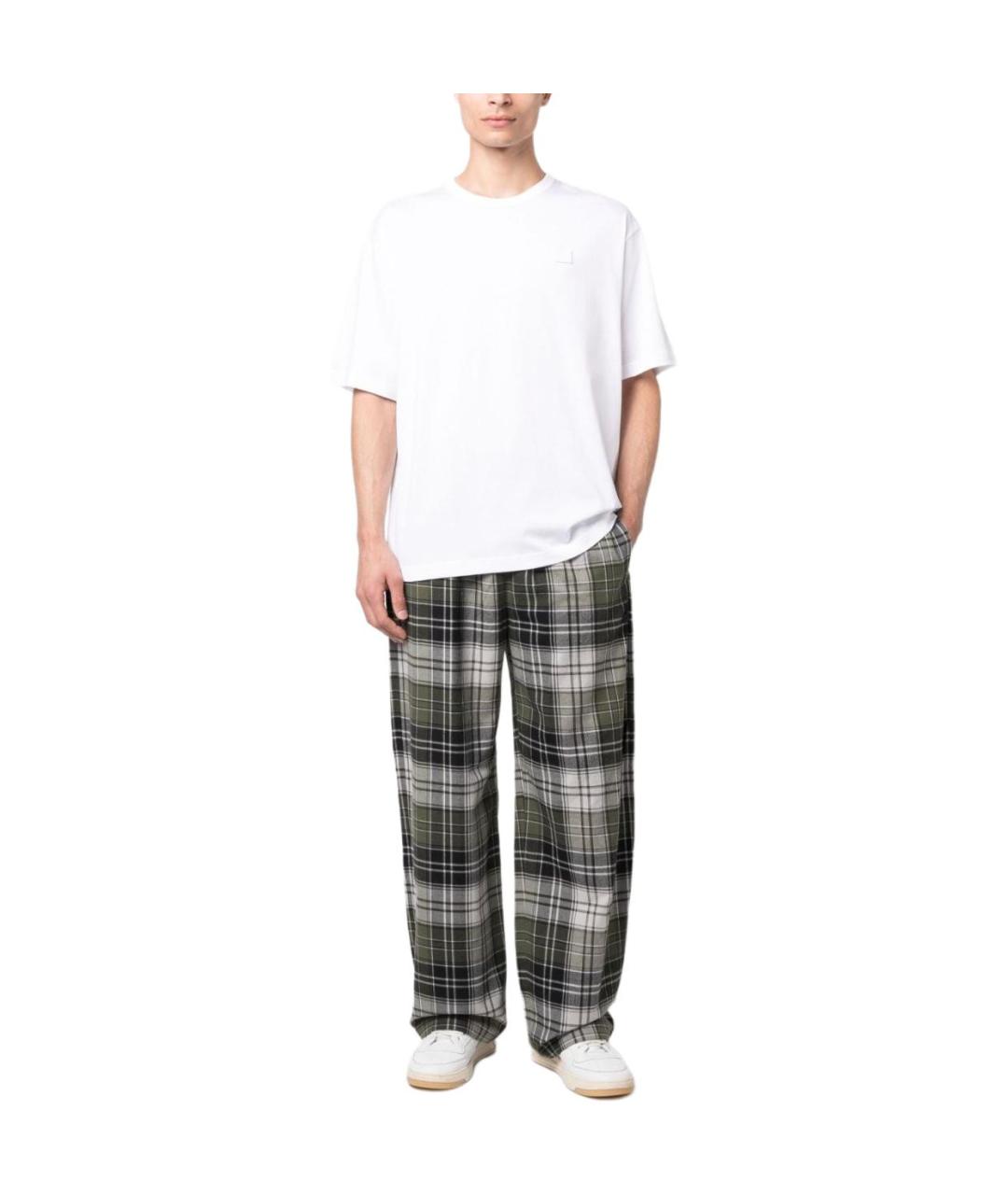 ACNE STUDIOS Белая хлопковая футболка, фото 2