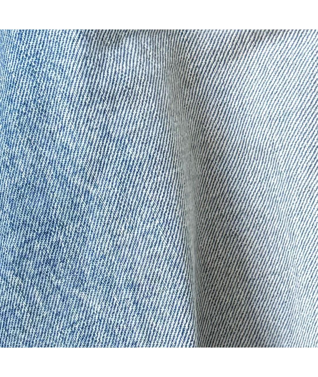 BALENCIAGA Голубые хлопковые джинсы, фото 4