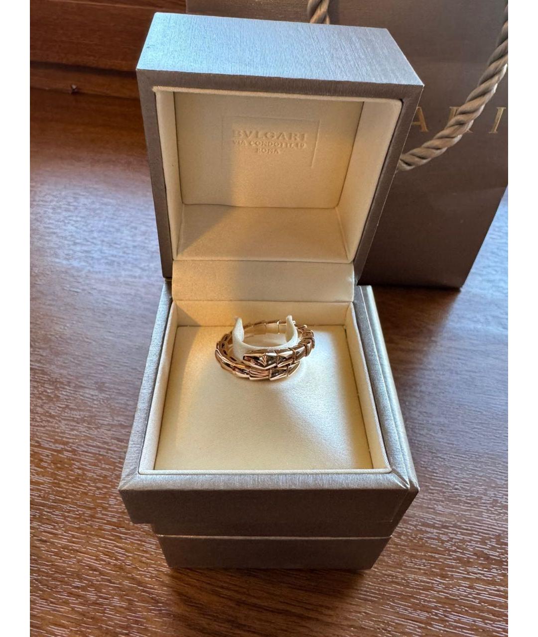 BVLGARI Золотое кольцо из розового золота, фото 4