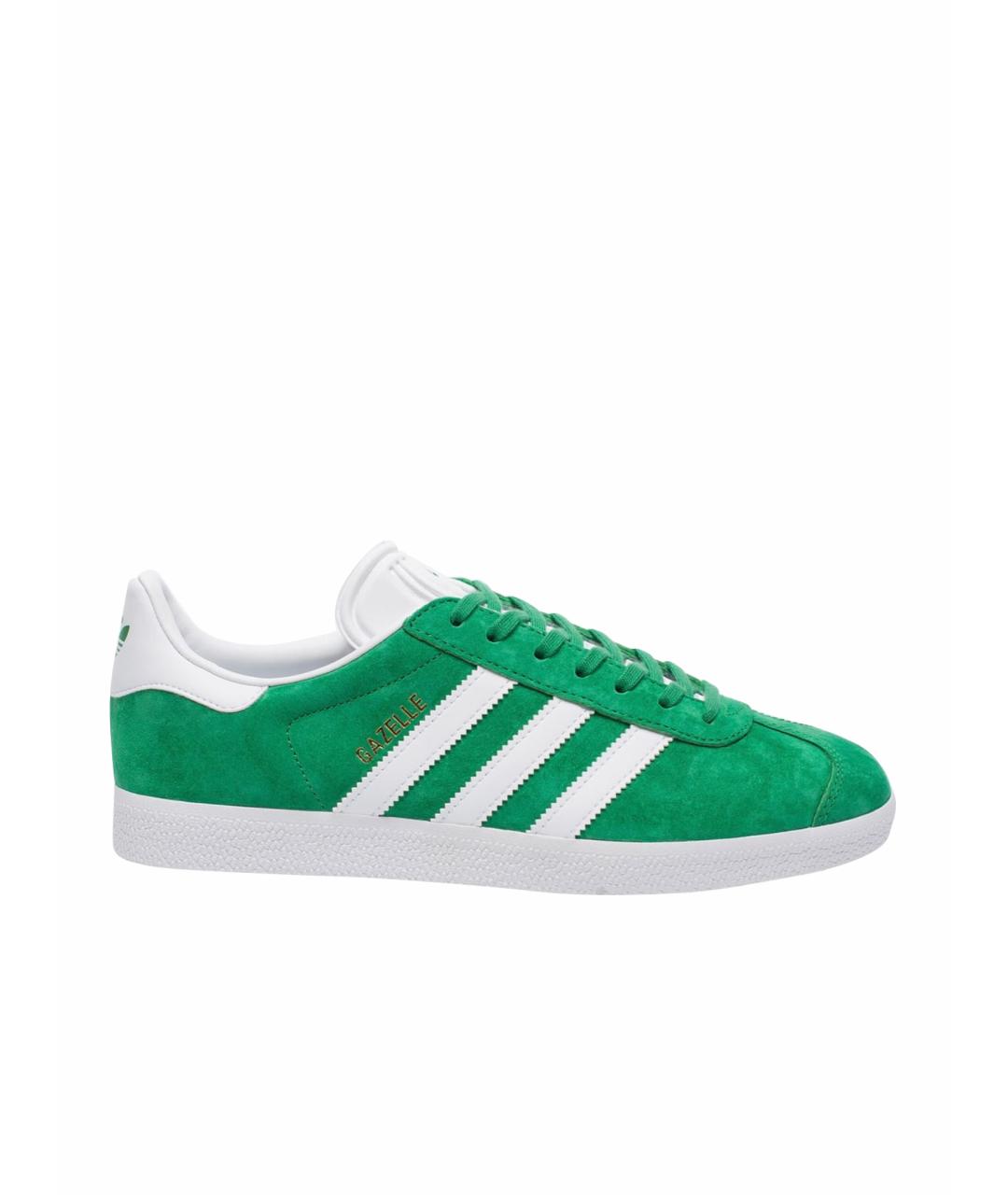 ADIDAS Зеленые замшевые кеды, фото 1