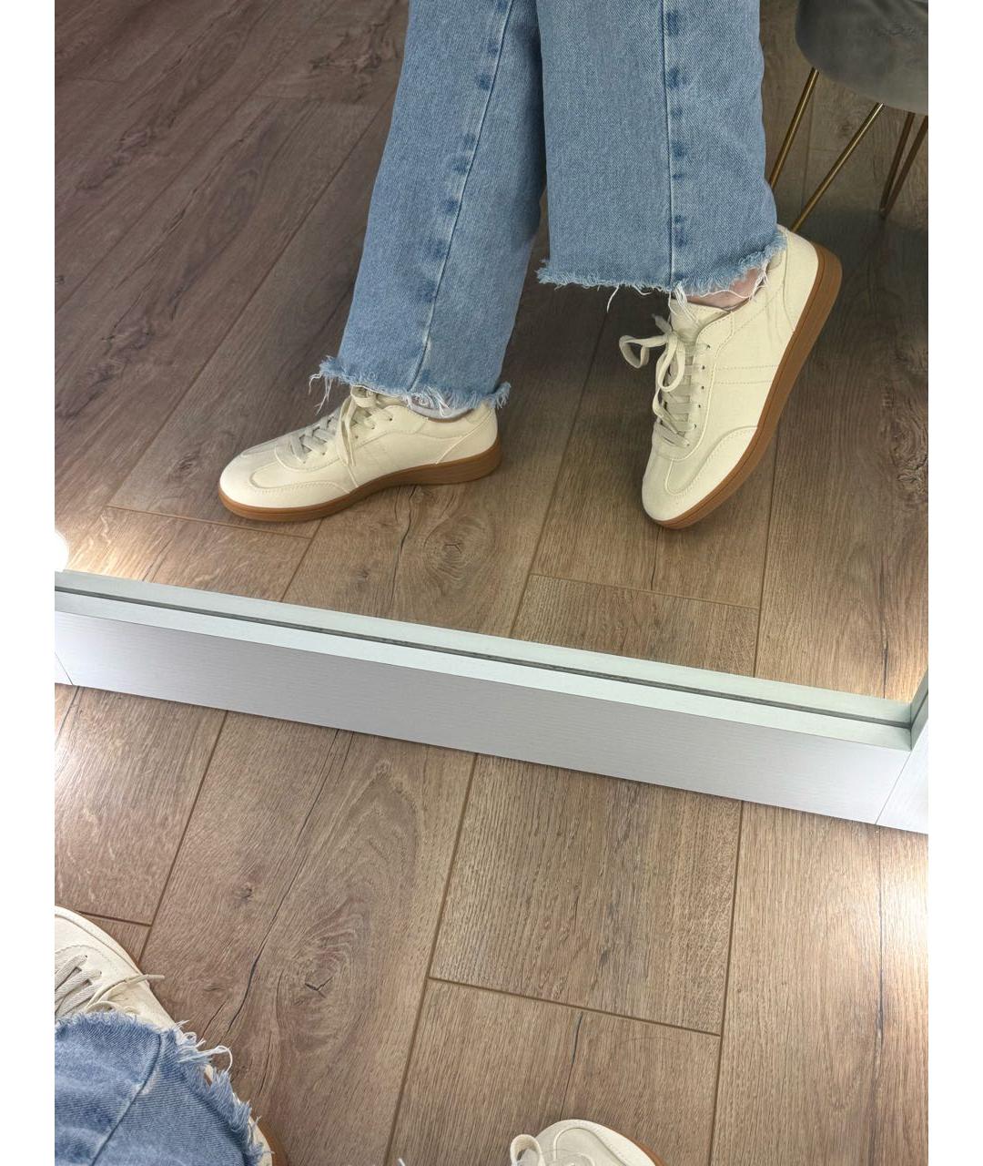 MAX MARA Бежевые кеды, фото 8