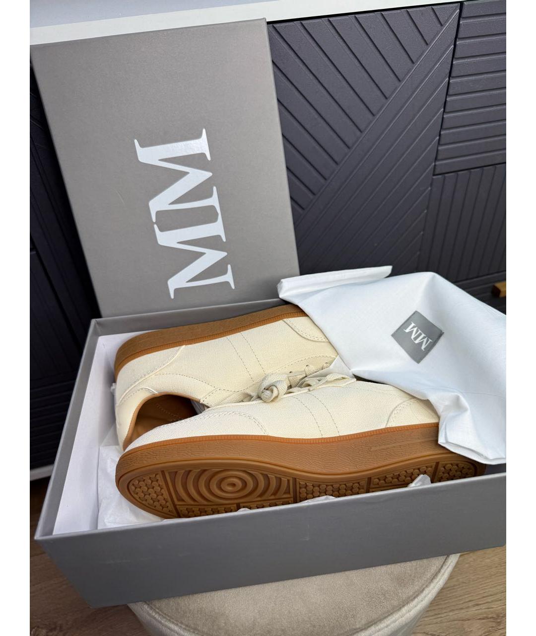 MAX MARA Бежевые кеды, фото 5