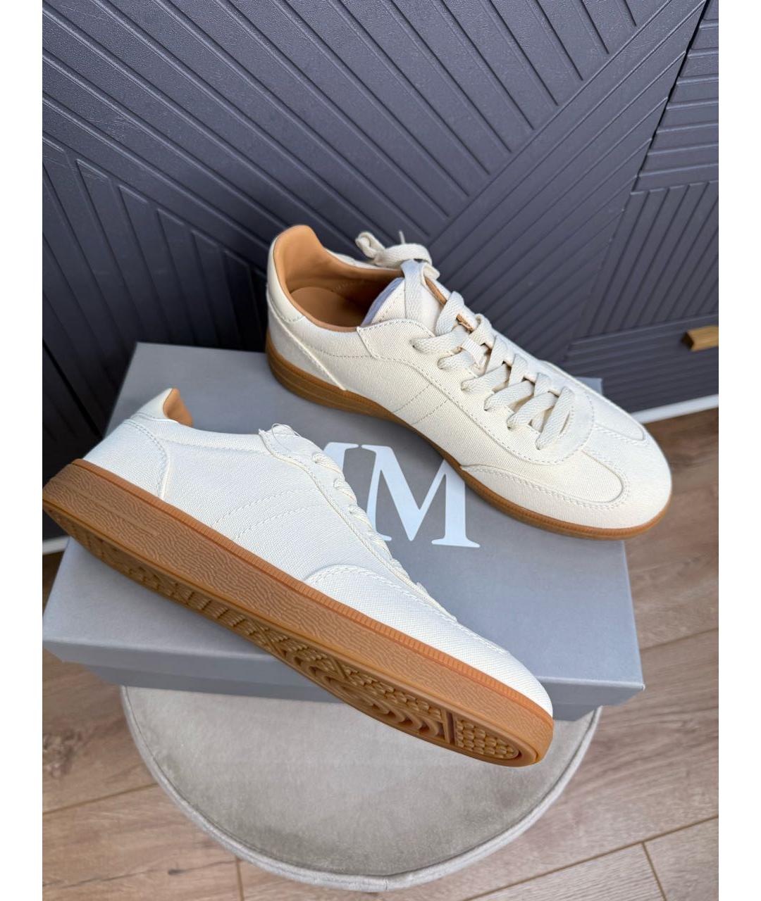 MAX MARA Бежевые кеды, фото 3