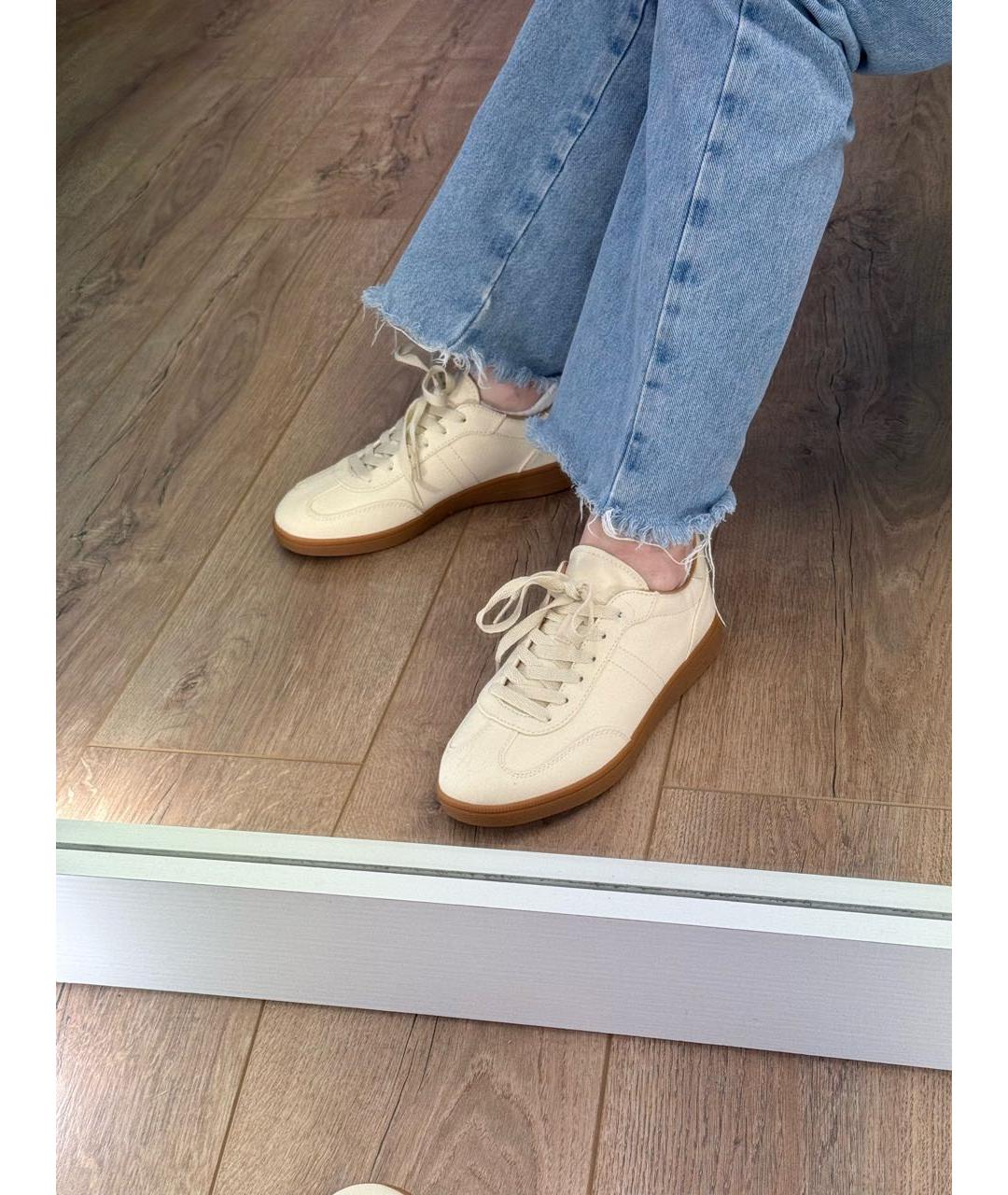 MAX MARA Бежевые кеды, фото 7