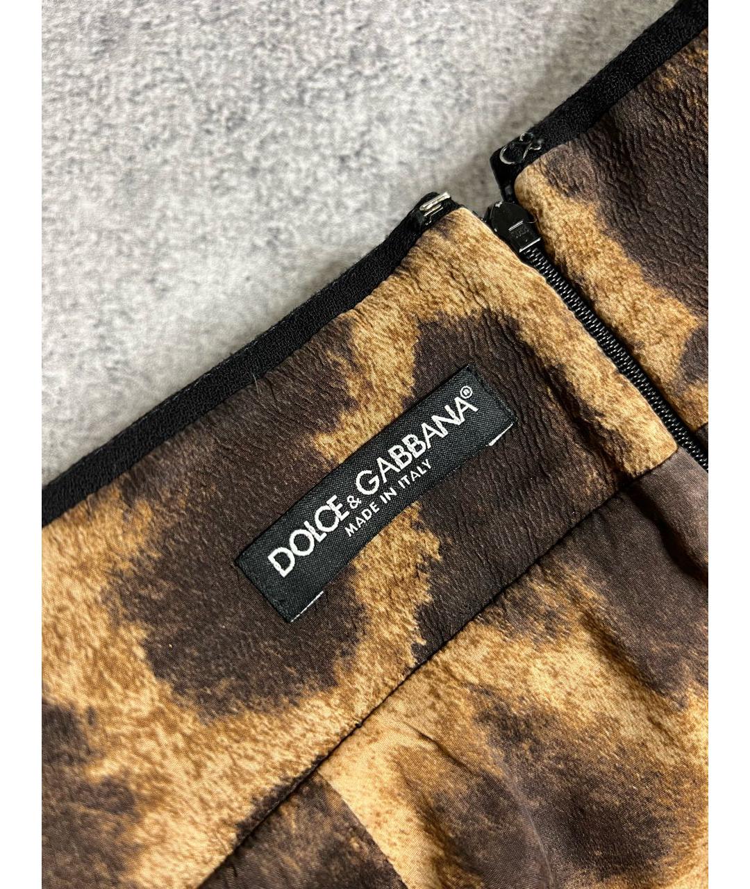 DOLCE&GABBANA Черная шерстяная юбка миди, фото 7