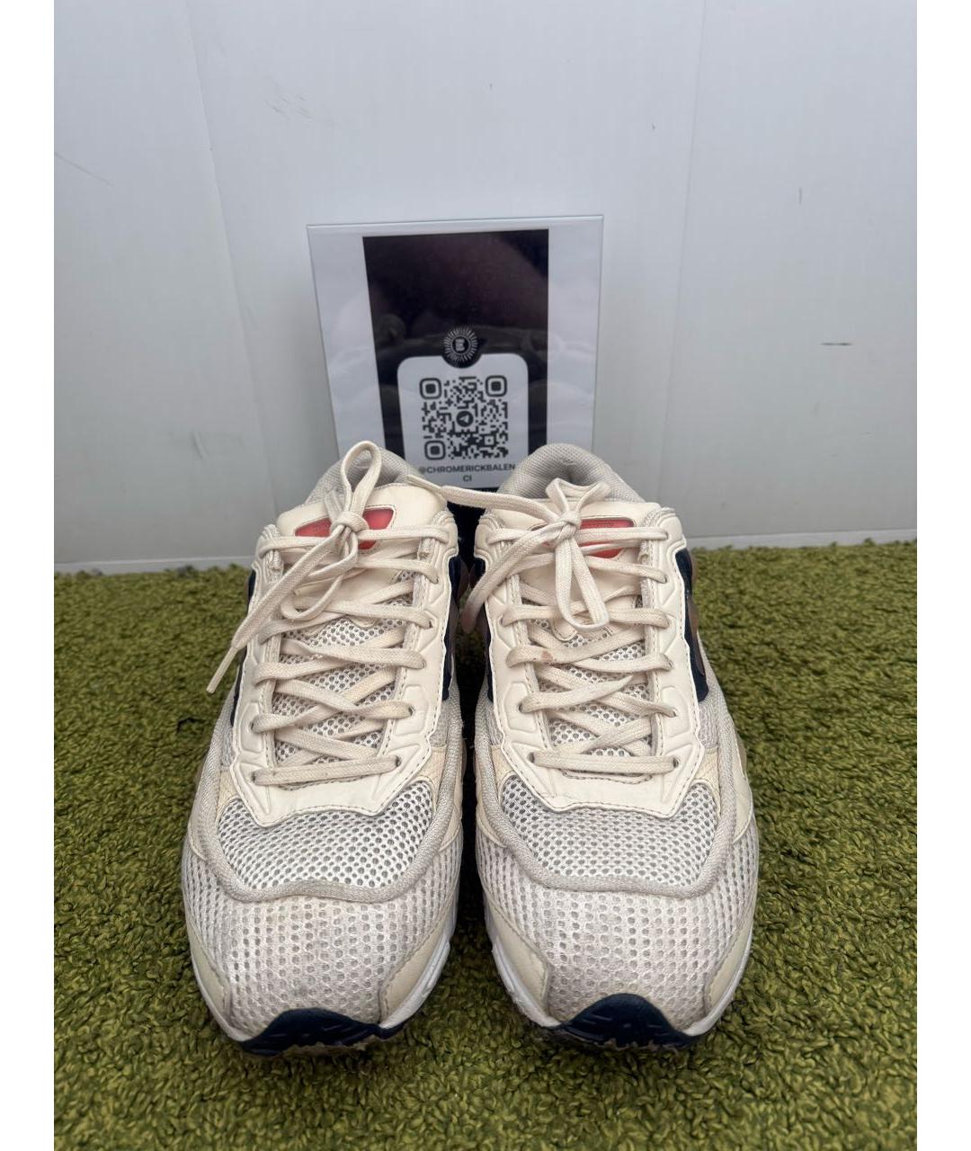 ADIDAS X RAF SIMONS Белые низкие кроссовки / кеды, фото 2